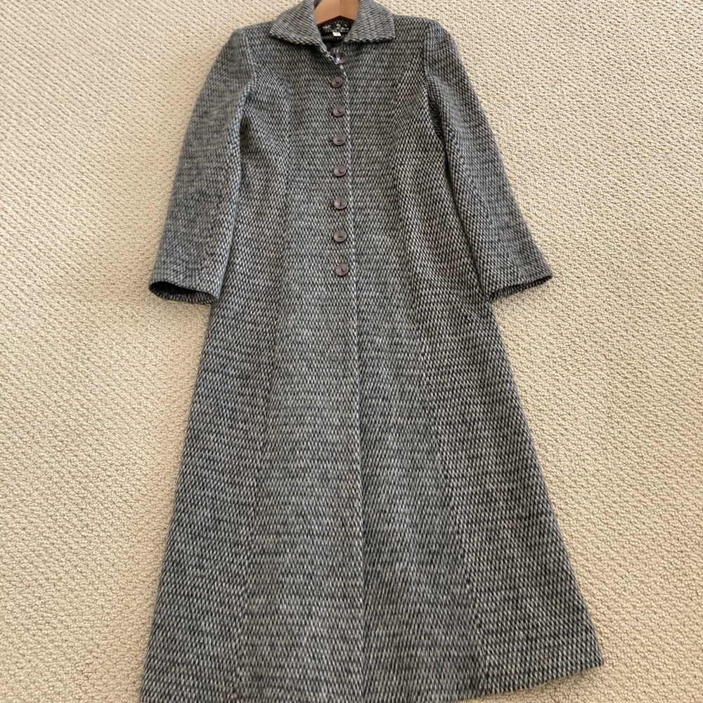 Long fashion wool coat